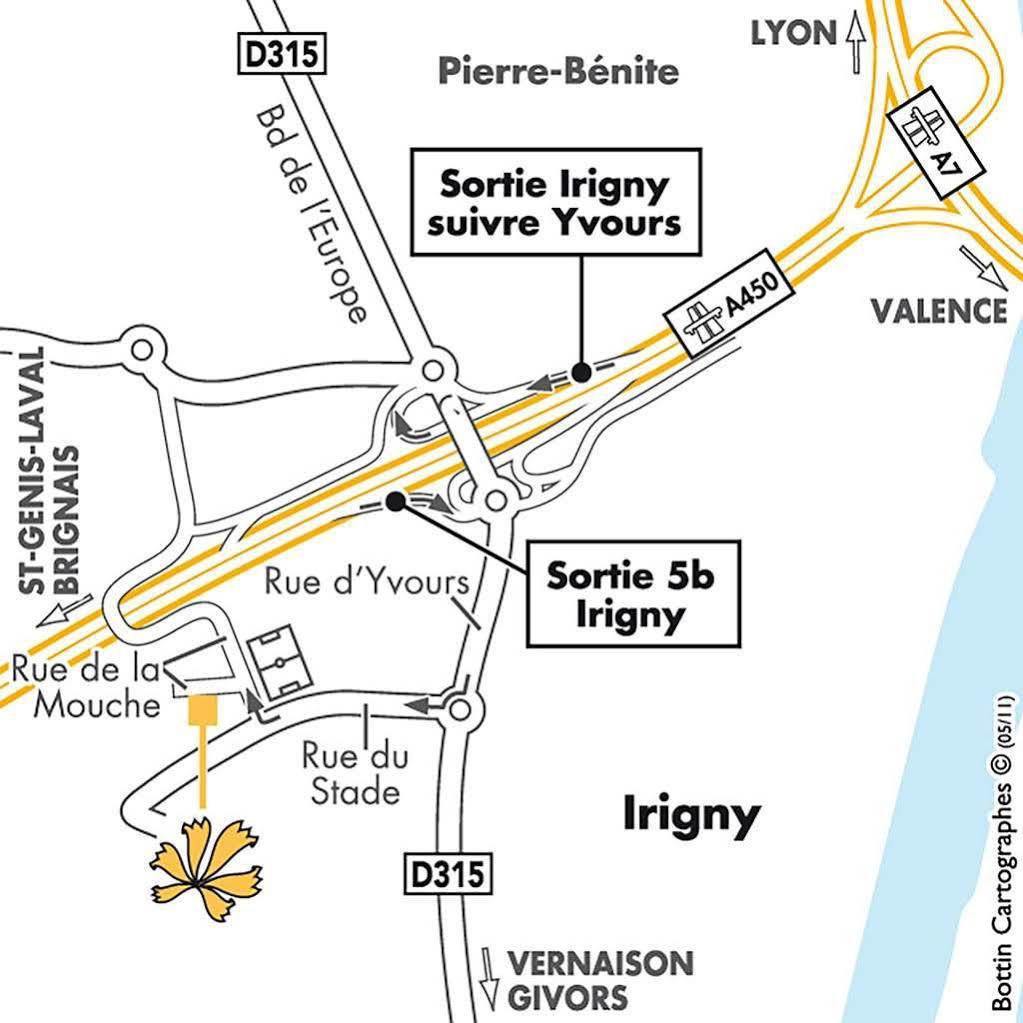 Premiere Classe Lyon Sud - Irigny - Pierre Benite Экстерьер фото